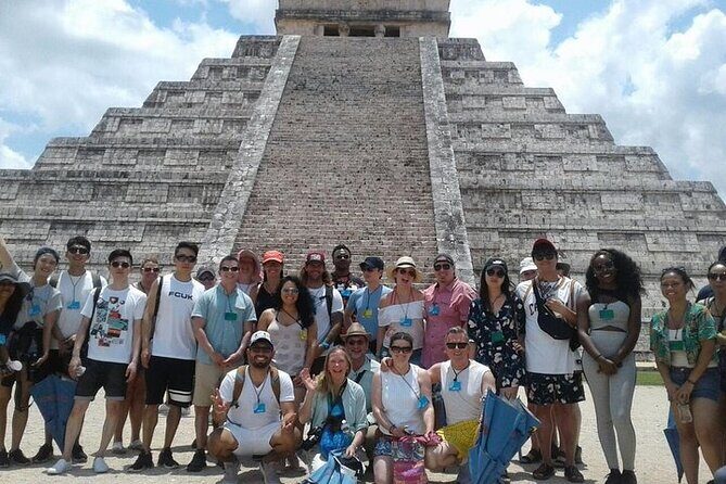 Chichen Itza Deluxe from Cancun to Playa del Carmen - Cenote Ik Kil swim: cool water, concrete rules