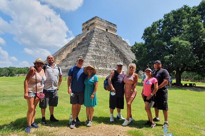 Chichen Itza Early Access & Catamaran to Isla Mujeres - Temple of Kukulcán, ball courts, and the Mayan story you’ll hear