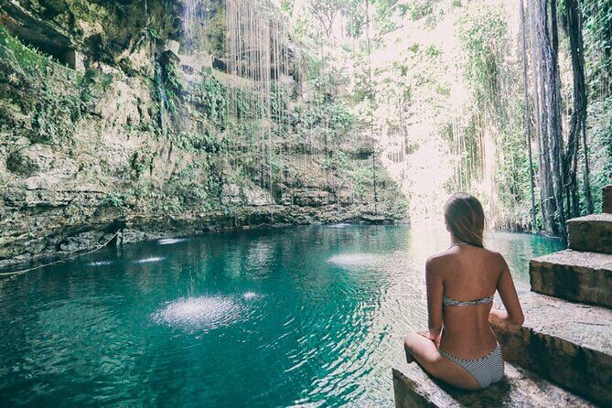 Full Day Tour to Visit Chichen Itza Saamal Cenote and Valladolid - Cenote Saamal: swimming time, and the vest-rental watch-out