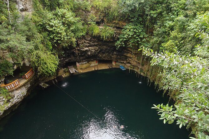 Tourist Transportation from Valladolid to Chichen Itza and 2 Cenotes - Xcajum cenote: cool water, then your meal on-site