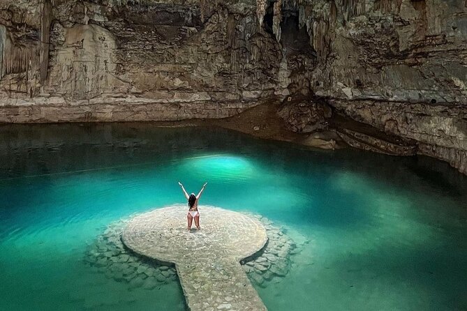 Chichen Itza + Cenote Suytun and Ikkil + Buffet and more! - Ik-kil Cenote: another swim, more stairs, same safety mindset